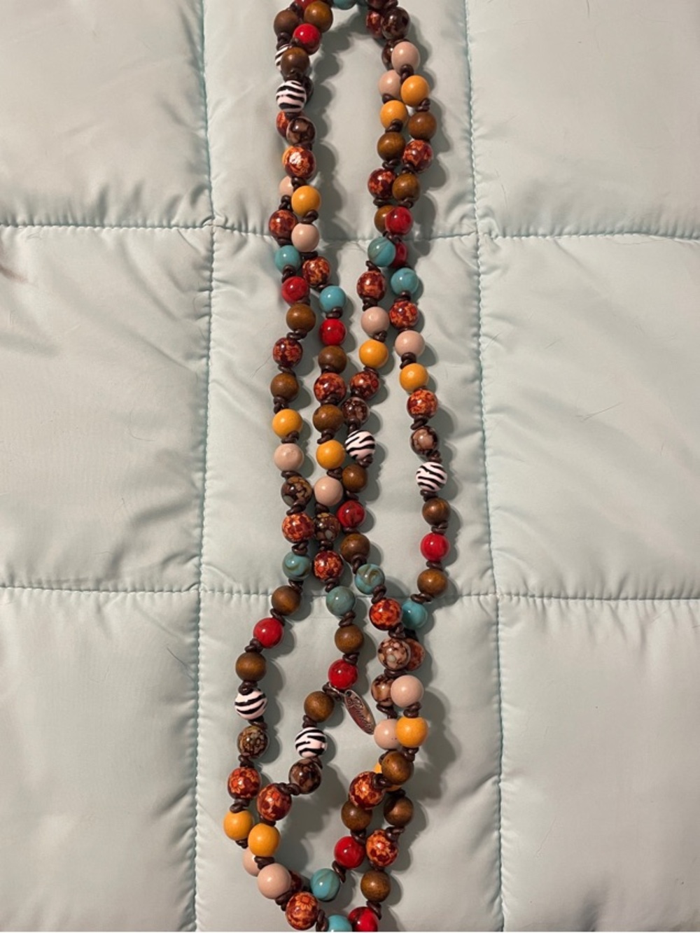 Plunder (Willa) Multicolor Beaded Long Necklace - Casual Statement Jewelry